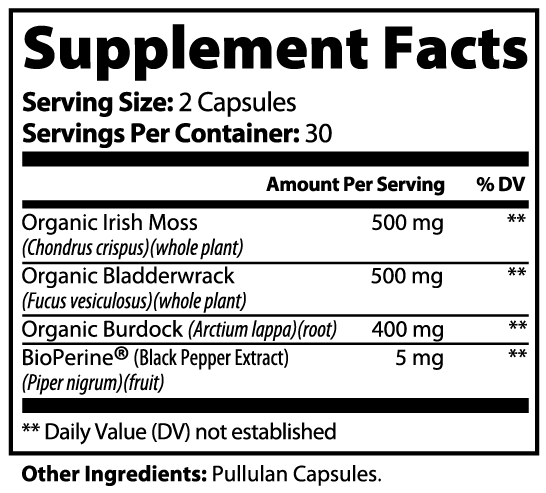 Sea Moss Supplement | Immune & Digestive Support