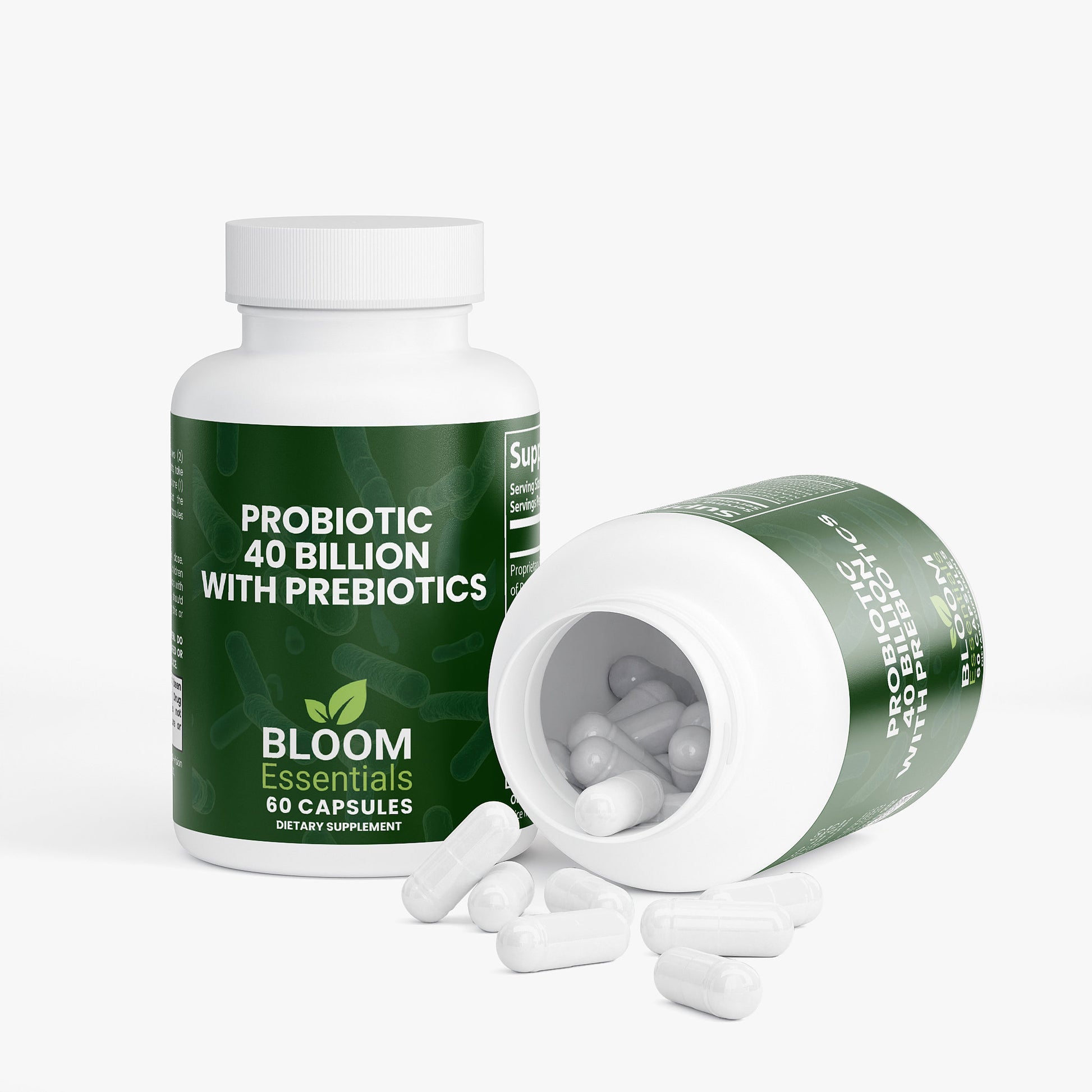 Probiotic Supplement | 40 Billion CFU with Prebiotics