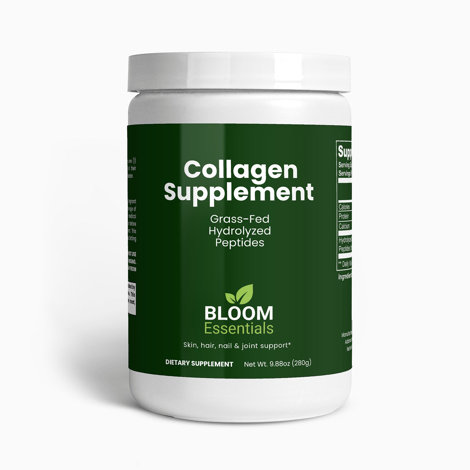 Collagen Supplement | Grass-Fed Hydrolyzed Peptides for Skin & Joints