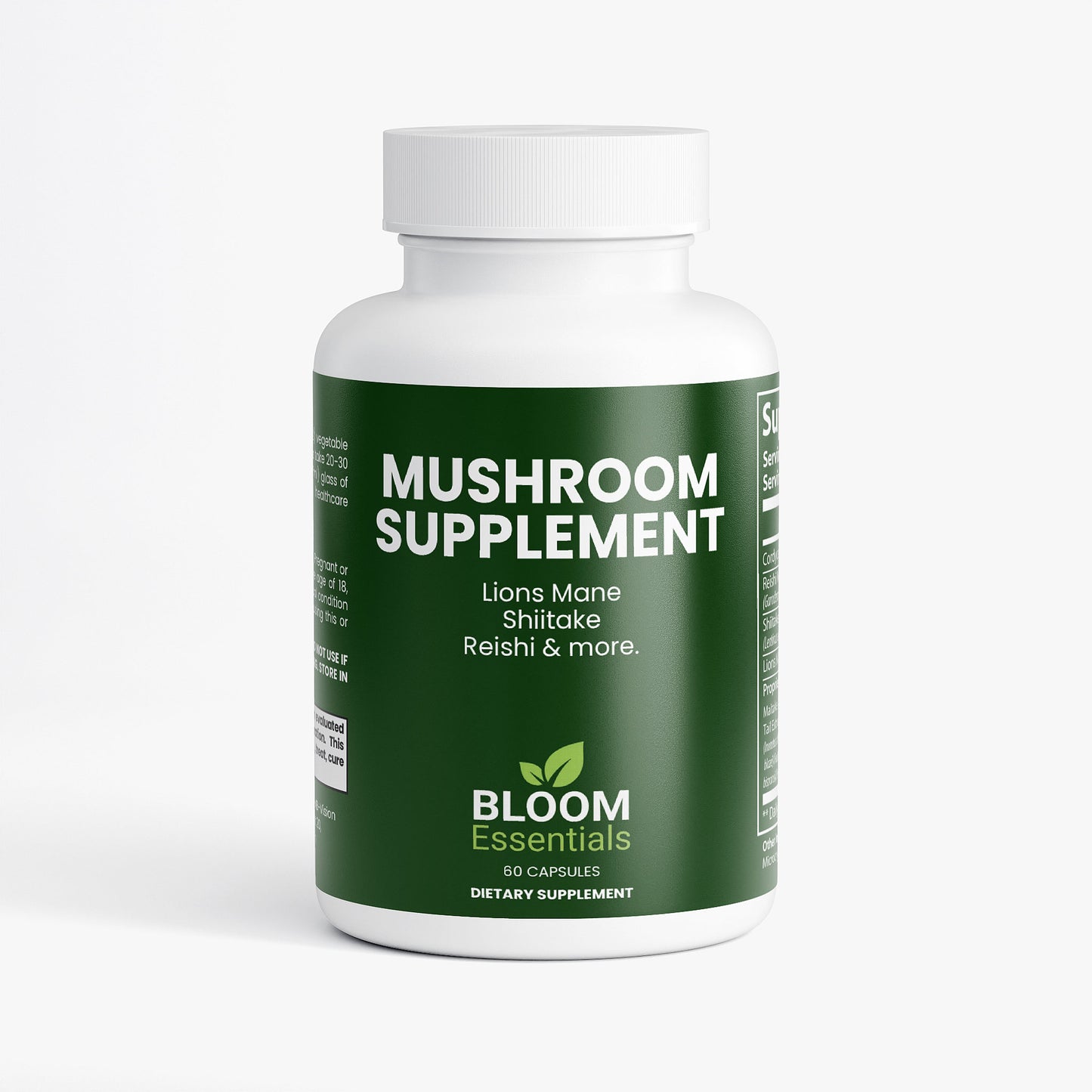 Mushroom Supplement | Lions Mane, Reishi & Shiitake Boost