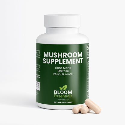 Mushroom Supplement | Lions Mane, Reishi & Shiitake Boost