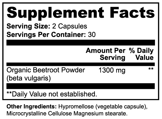 Beetroot Supplement | Blood Pressure & Performance Support