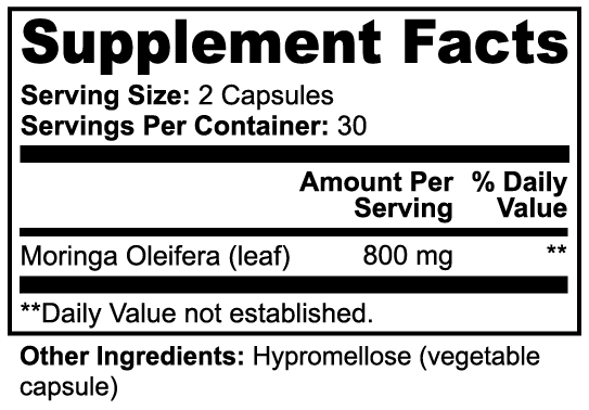Pure Moringa | Moringa Oleifera Daily Nutrition Supplement