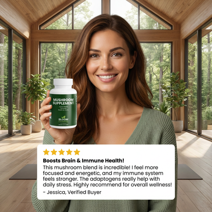 Mushroom Supplement - Lions Mane - Reishi - Shiitake