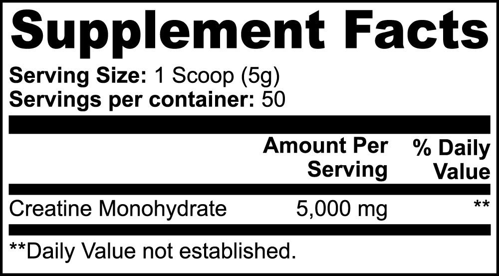 Creatine Monohydrate Supplement | Muscle & Performance Boost