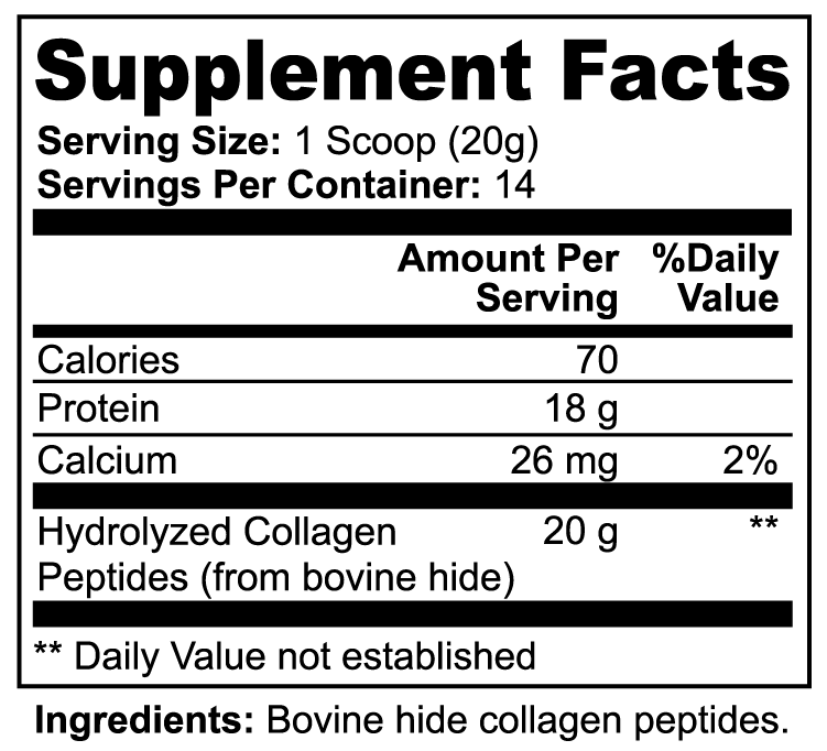 Collagen Supplement | Grass-Fed Hydrolyzed Peptides for Skin & Joints