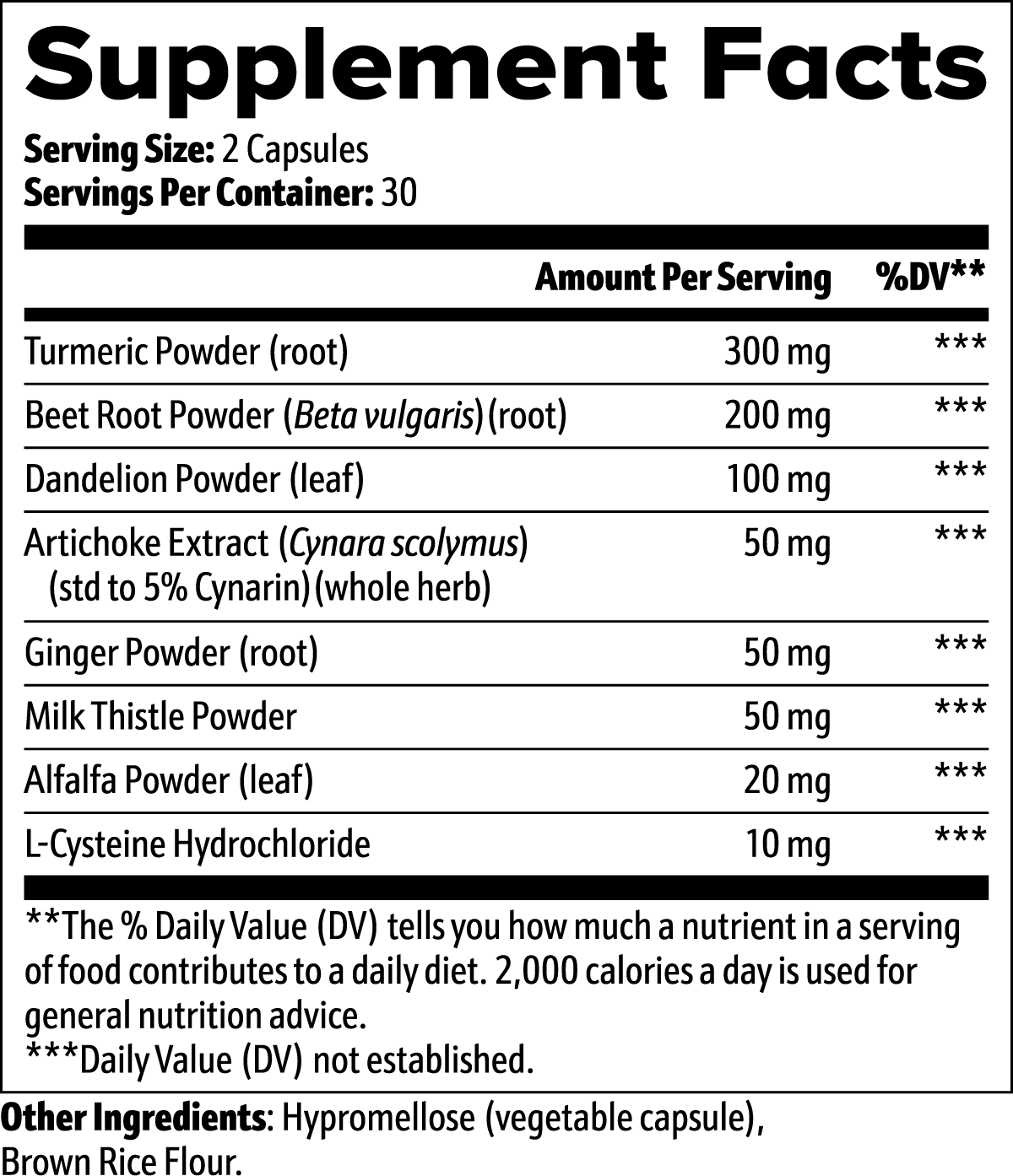 Liver Supplement | Natural Liver Support & Detox